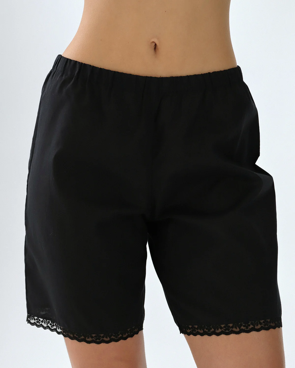 The Bermuda Short 2 Pack: Cotton Voile Black & White - Image 6