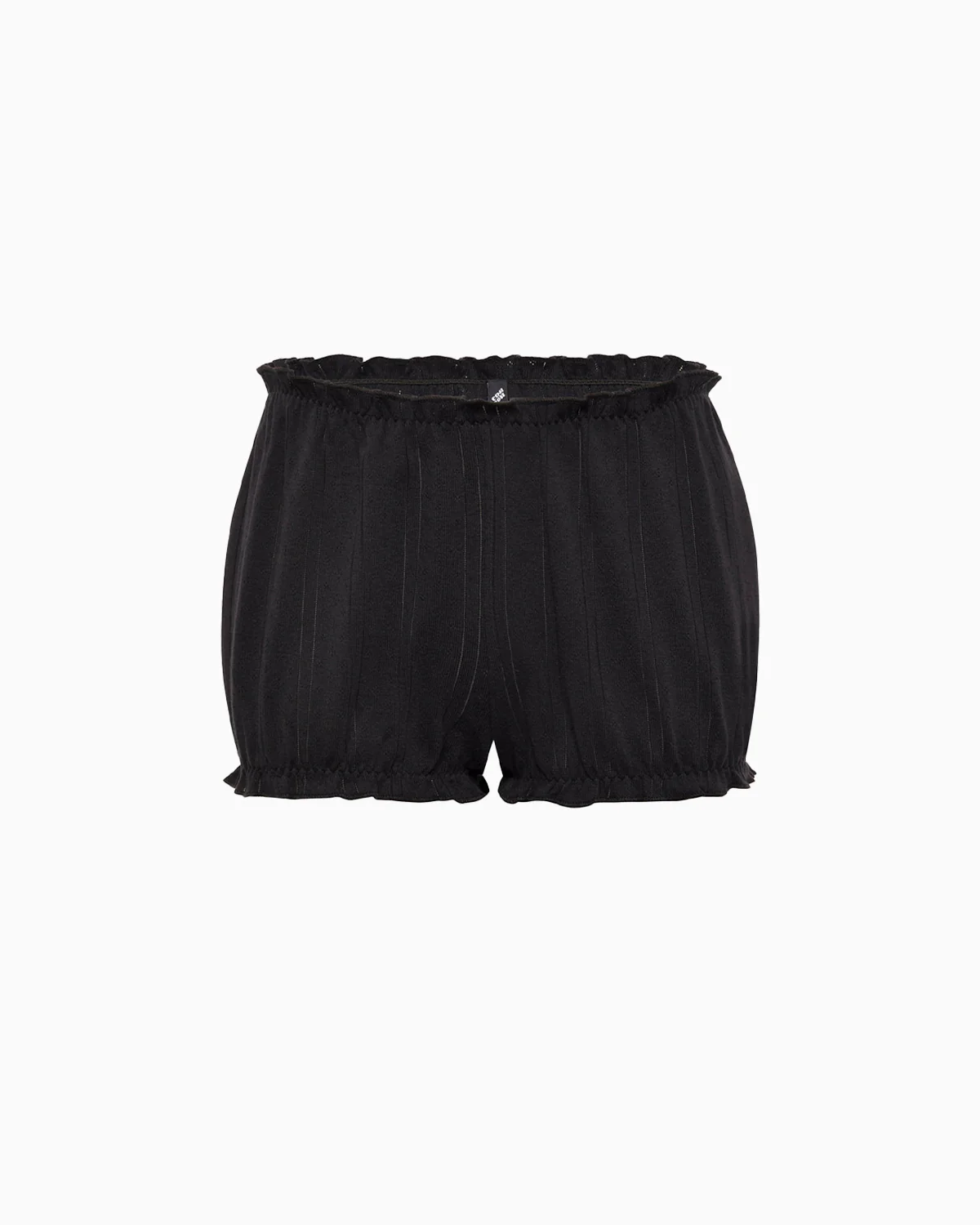The Bloomer: Black Pointelle