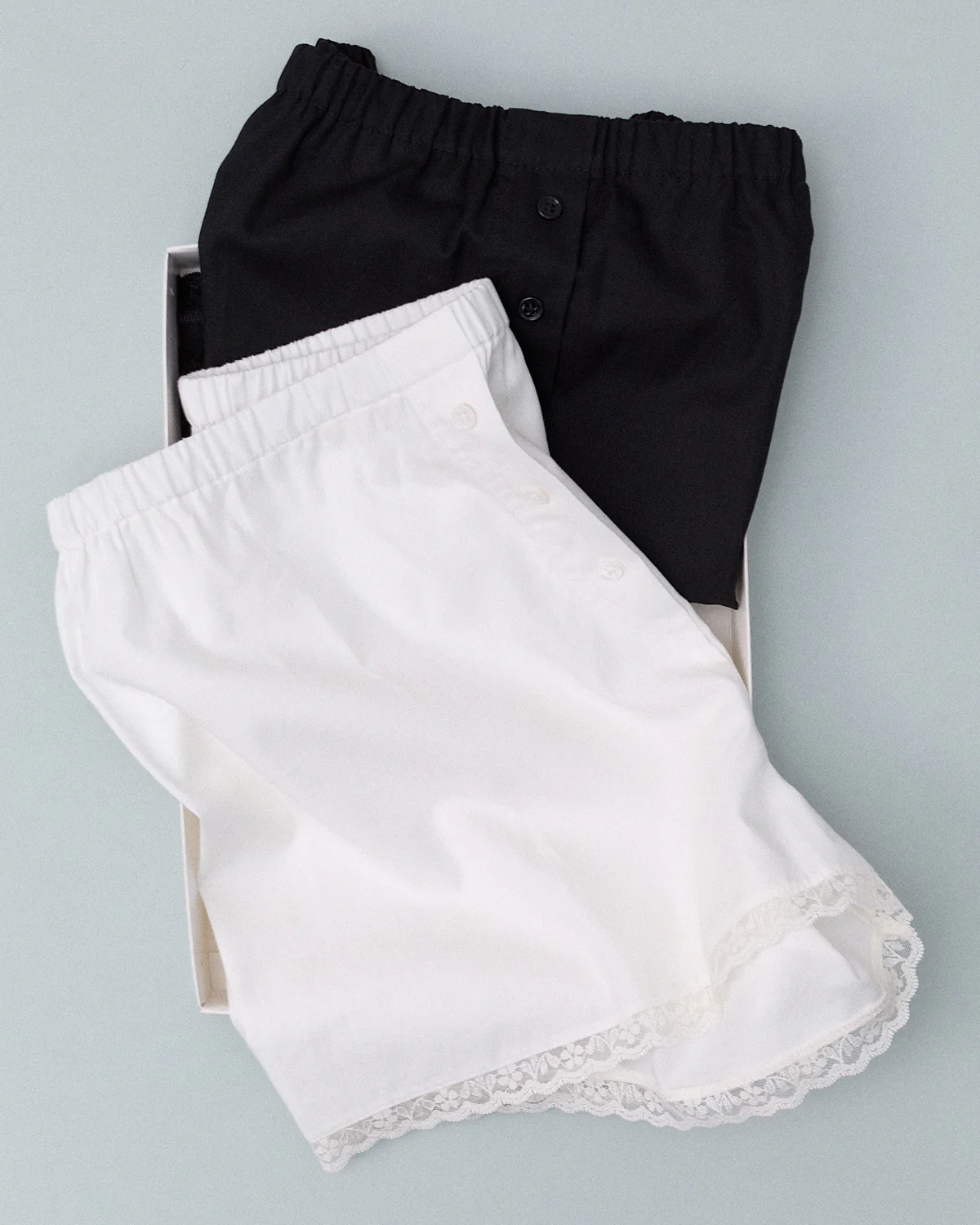 The Boxer: White French Poplin - Image 5