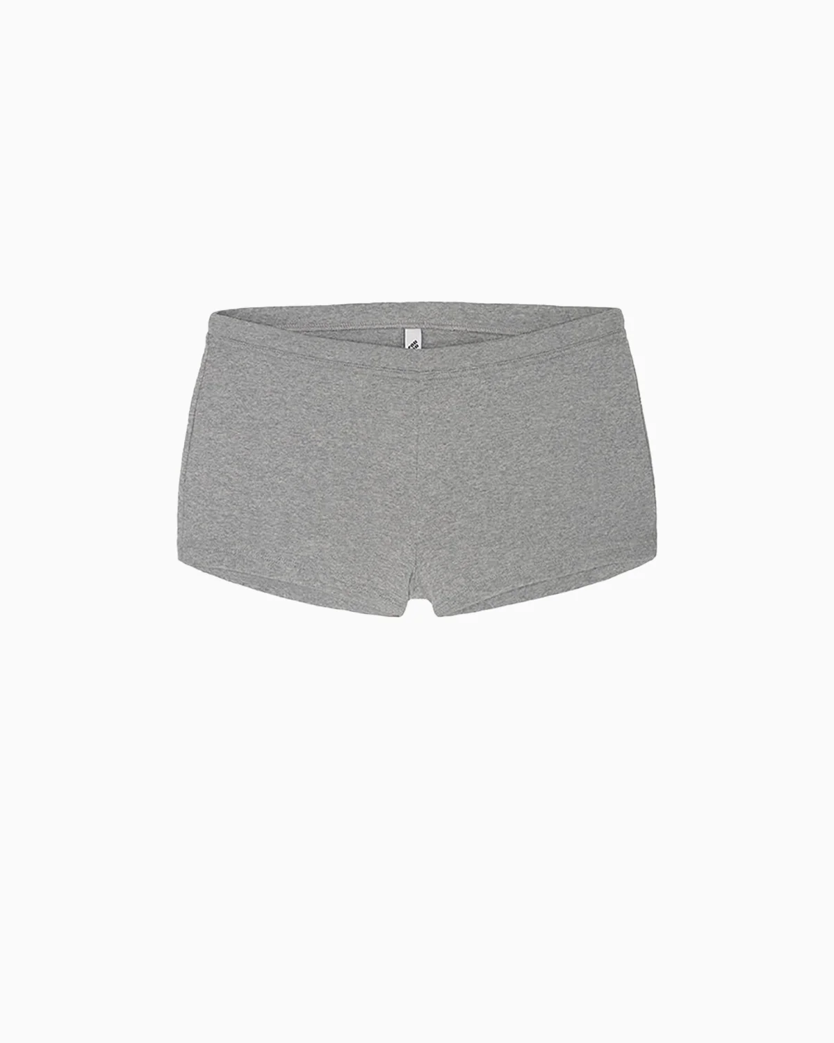 The Boyshort: Grey Cotton Jersey