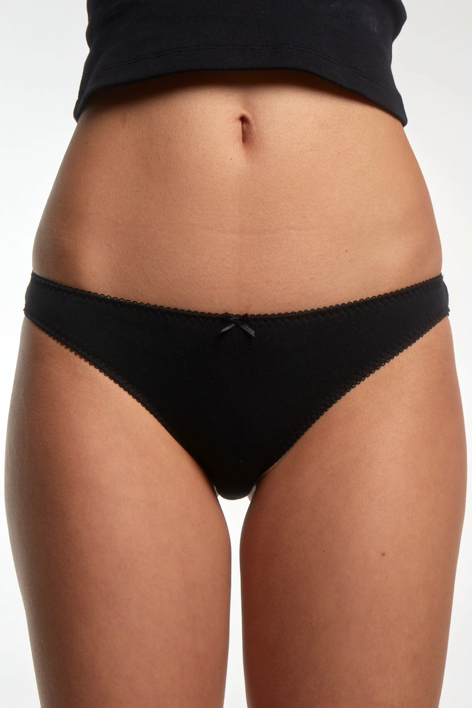 The Brief 3 Pack: Cotton Jersey Black, White & Grey - Image 4