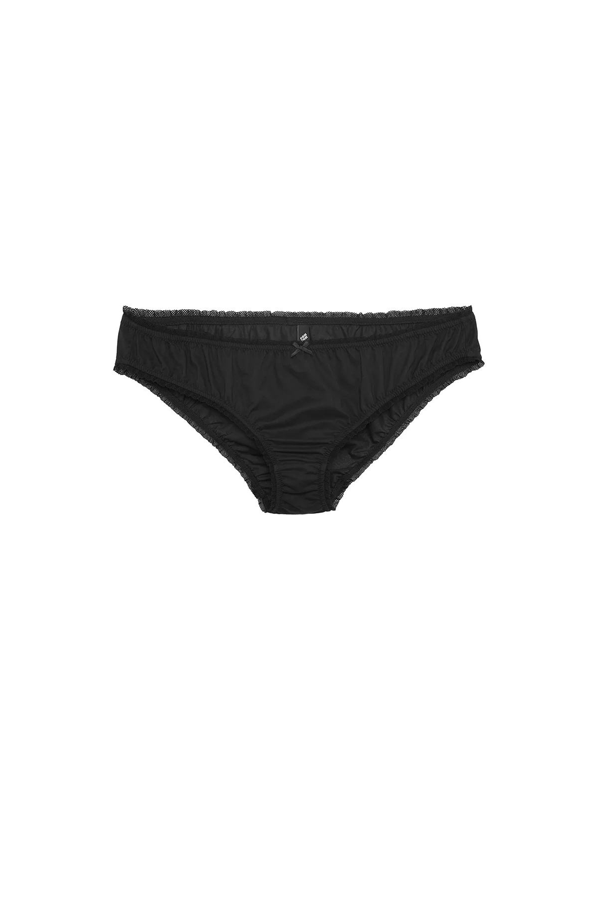 The Brief 3 Pack: Cotton Voile Black, White & Fleur - Image 8