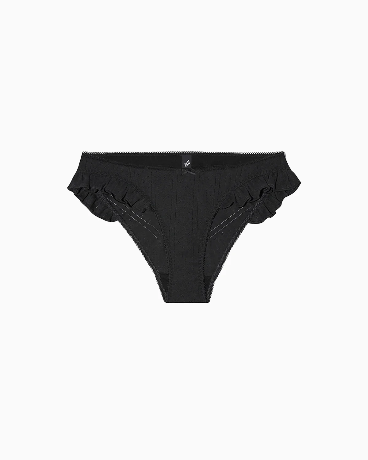The Butterfly Brief: Black Pointelle