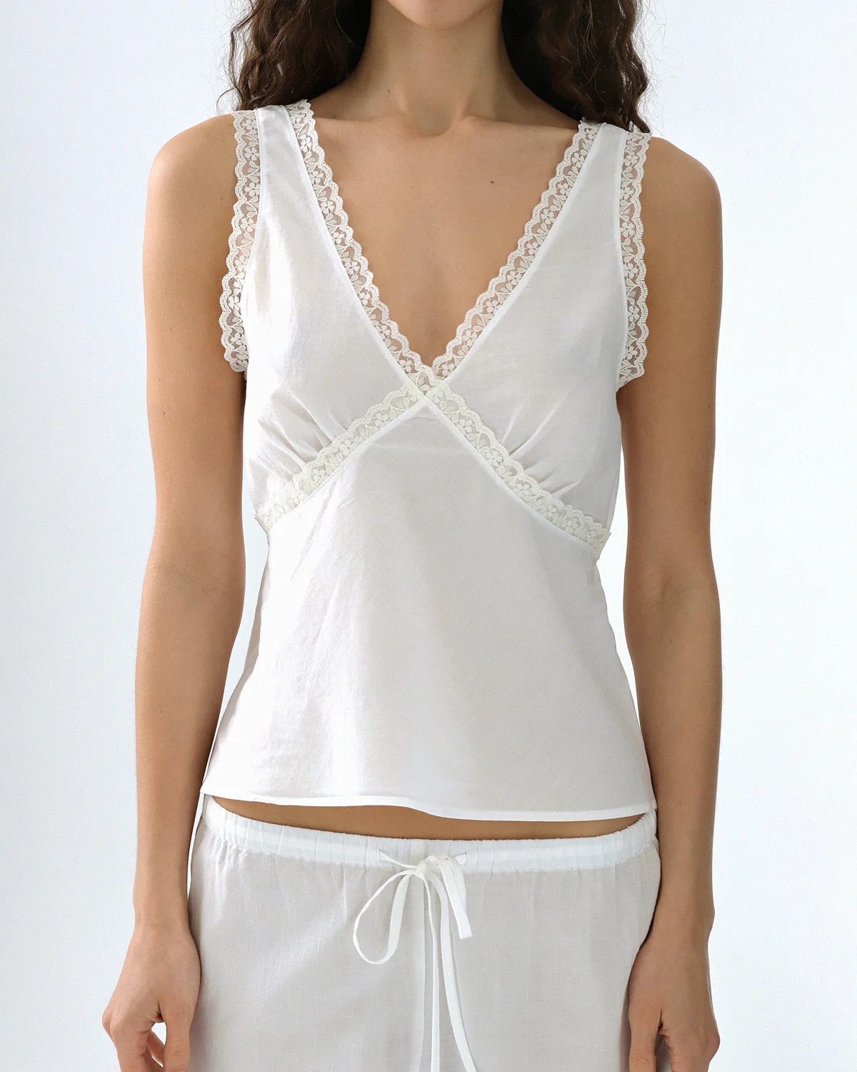 The Iris Tank 2 Pack: Cotton Voile Black & White - Image 6