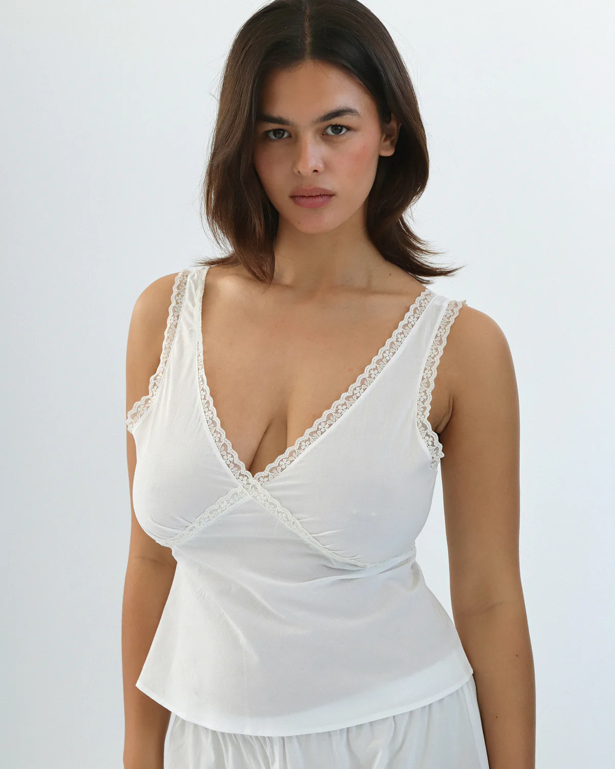 The Iris Tank: White Cotton Voile - Image 7
