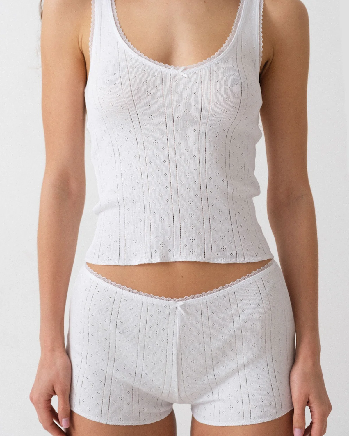 The Teeny Tiny Short: White Pointelle - Image 7
