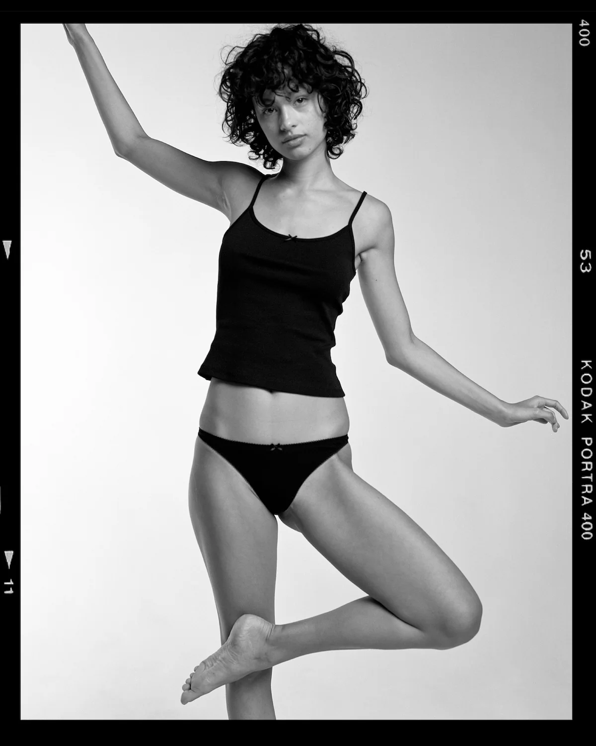 The Thong: Black Cotton Jersey - Image 4