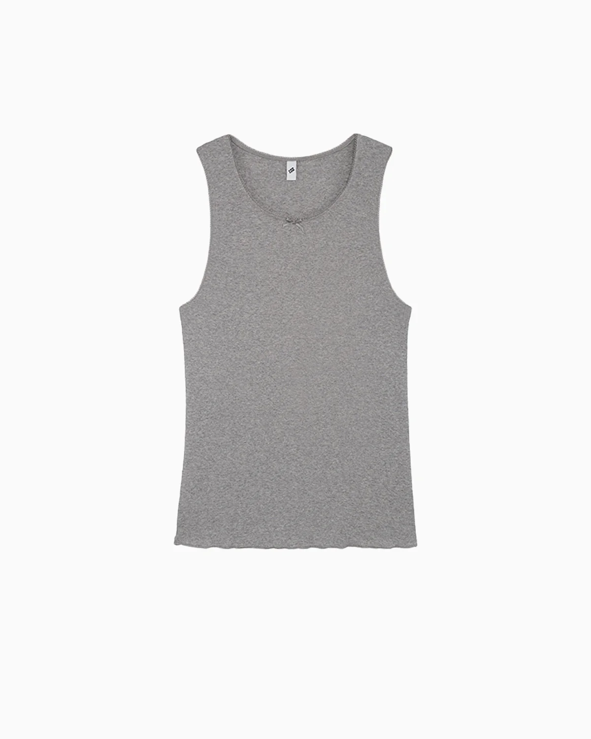The Vest: Grey Cotton Jersey